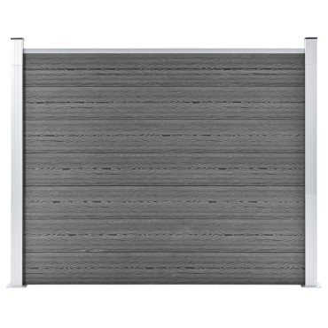 vidaXL Πάνελ Περίφραξης Γκρι 180x146cm από WPC