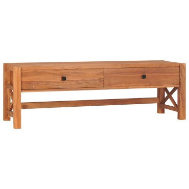 vidaXL Έπιπλο Τηλεόρασης 140x40x45cm από Ξύλο Teak