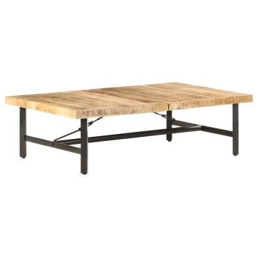 vidaXL Τραπεζάκι Σαλονιού 142x90x42cm από Μασίφ Ξύλο Μάνγκο 1 τεμ.