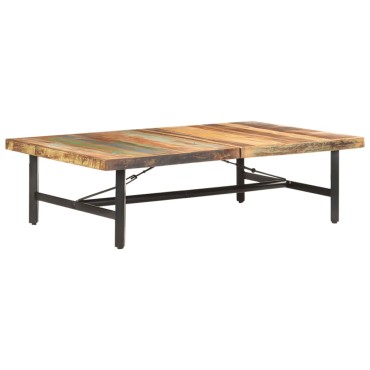 vidaXL Τραπεζάκι Σαλονιού 142x90x42cm από Μασίφ Ανακυκλωμένο Ξύλο 1 τεμ.