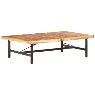 vidaXL Τραπεζάκι Σαλονιού 142x90x42cm από Μασίφ Ξύλο Ακακίας 1 τεμ.