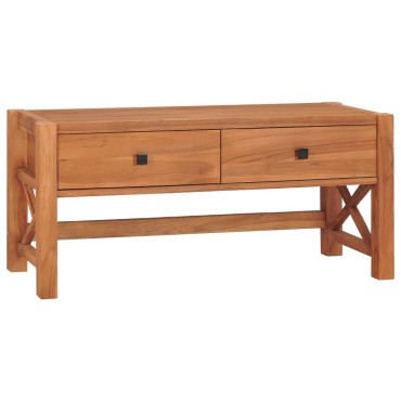 vidaXL Έπιπλο Τηλεόρασης 100x40x45cm από Ανακυκλωμένο Ξύλο Teak