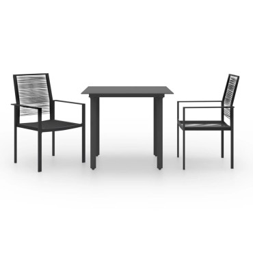 vidaXL Σετ Τραπεζαρίας Κήπου 3 τεμ. 80x80x74cm