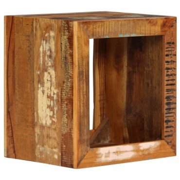 vidaXL Σκαμπό 40x30x40cm από Μασίφ Ανακυκλωμένο Ξύλο 1 τεμ.