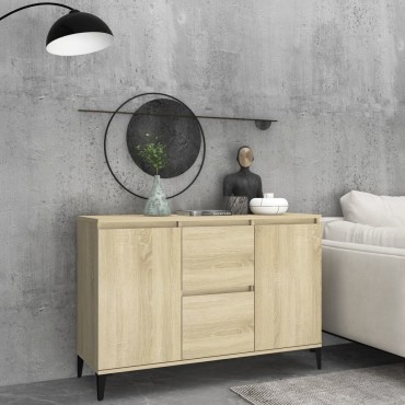 vidaXL Μπουφές Sonoma Δρυς 104x35x70cm από Επεξεργασμένο Ξύλο 1 τεμ.