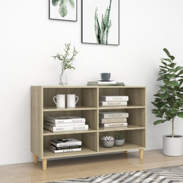 vidaXL Ραφιέρα Sonoma Δρυς 103,5x35x70cm από Επεξεργ. Ξύλο 1 τεμ.