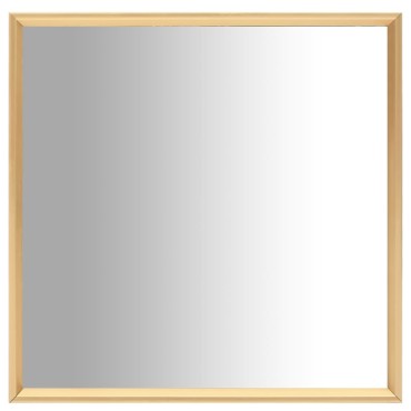 vidaXL Καθρέφτης Χρυσός 40 x 40 εκ.