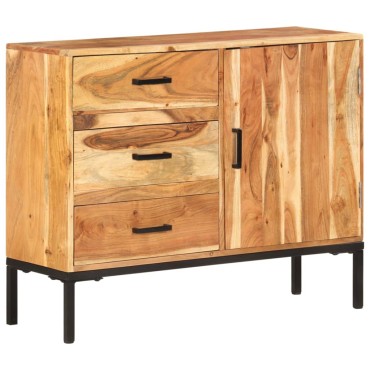 vidaXL Ντουλάπι με Συρτάρια 88x30x73cm από Μασίφ Ξύλο Ακακίας 1 τεμ.