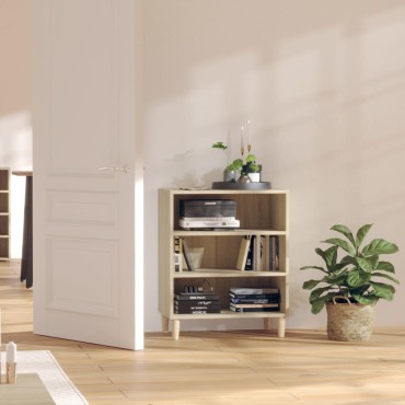 vidaXL Ραφιέρα Sonoma Δρυς 57x35x70cm από Μοριοσανίδα 1 τεμ.
