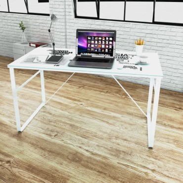 Γραφείο Ορθογώνιο με Σχέδιο Χάρτη 120x60x75cm 1 τεμ.