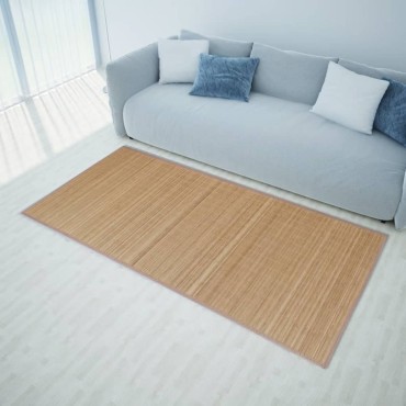 Χαλί Ορθογώνιο 80x200cm από Καφέ Μπαμπού