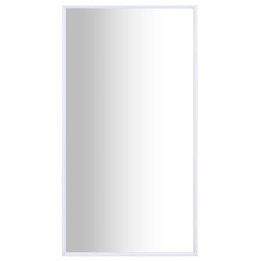 vidaXL Καθρέφτης Λευκός 100 x 60 εκ.