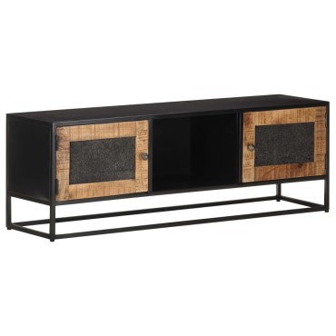 vidaXL Έπιπλο Τηλεόρασης 120x30x40cm από Ακατέργαστο Ξύλο Μάνγκο