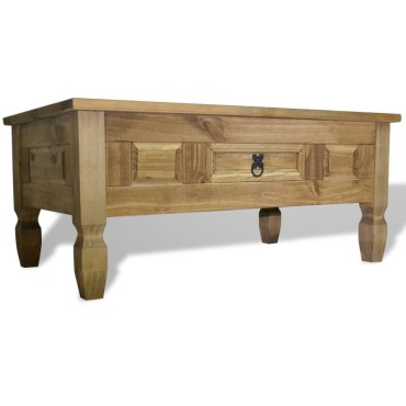 vidaXL Τραπεζάκι Σαλονιού Μεξικ. Στιλ Corona 100x55x44cm Ξύλο Πεύκου 1 τεμ.