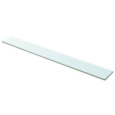 vidaXL Ράφι Πάνελ Διάφανο 100x12cm Γυάλινο 1 τεμ.