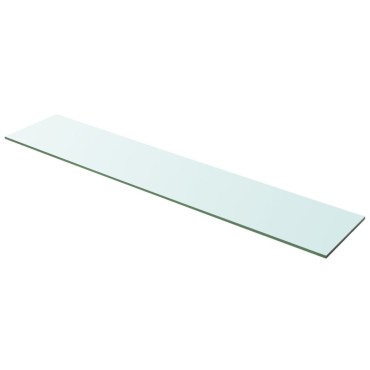 vidaXL Ράφι Πάνελ Διάφανο 100x20cm Γυάλινο 1 τεμ.