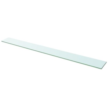 vidaXL Ράφι Πάνελ Διάφανο 110x12cm Γυάλινο 1 τεμ.
