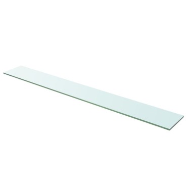 vidaXL Ράφι Πάνελ Διάφανο 110x15cm Γυάλινο 1 τεμ.