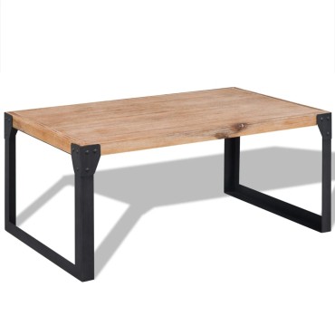 vidaXL Τραπεζάκι Σαλονιού 100x60x45cm από Μασίφ Ξύλο Ακακίας 1 τεμ.
