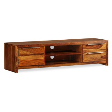 vidaXL Έπιπλο Τηλεόρασης 120x30x30cm από Μασίφ Ξύλο Sheesham