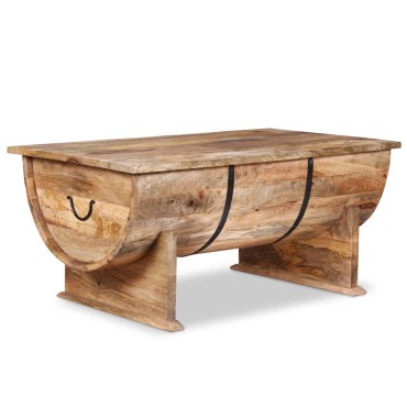 vidaXL Τραπεζάκι Σαλονιού 88x50x40cm από Μασίφ Ξύλο Μάνγκο 1 τεμ.