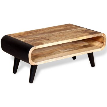 vidaXL Τραπεζάκι Σαλονιού 90x55x39cm από Ακατέργαστο Ξύλο Μάνγκο 1 τεμ.