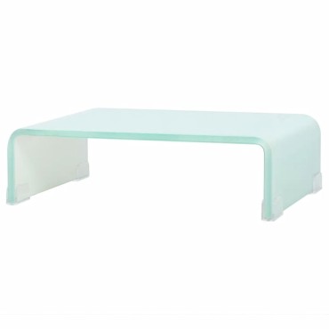 vidaXL Βάση Τηλεόρασης/Οθόνης Πράσινη 40x25x11cm Γυάλινη