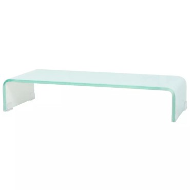 vidaXL Βάση Τηλεόρασης/Οθόνης Πράσινη 60x25x11cm Γυάλινη