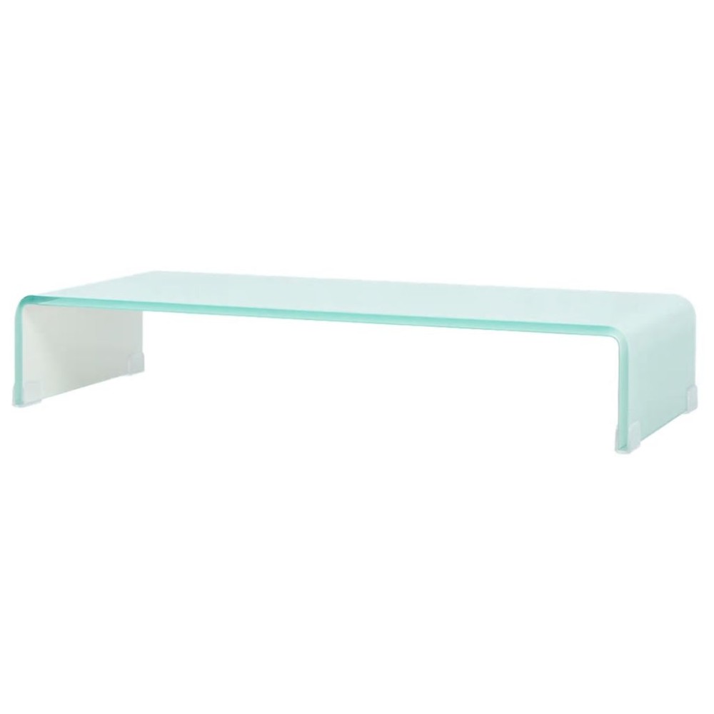 vidaXL Βάση Τηλεόρασης/Οθόνης Πράσινη 70x30x13cm Γυάλινη