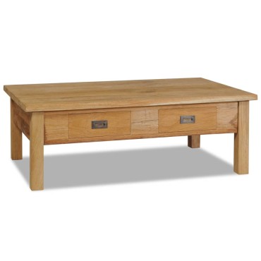 vidaXL Τραπέζι Σαλονιού 110x60x35cm από Μασίφ Ξύλο Teak 1 τεμ.