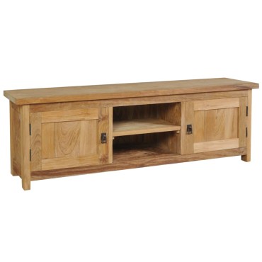 vidaXL Έπιπλο Τηλεόρασης 120x30x40cm Μασίφ Ξύλο Teak