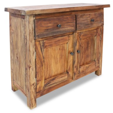 vidaXL Συρταριέρα 75x30x65cm από Μασίφ Ξύλο Μαόνι 1 τεμ.