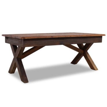 vidaXL Τραπεζάκι Σαλονιού 110x60x45cm από Μείγμα Ανακυκλωμένων Ξύλων 1 τεμ.