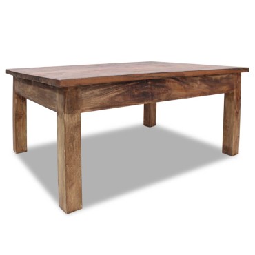 vidaXL Τραπεζάκι Σαλονιού 98x73x45cm από Μασίφ Ξύλο Μαόνι 1 τεμ.