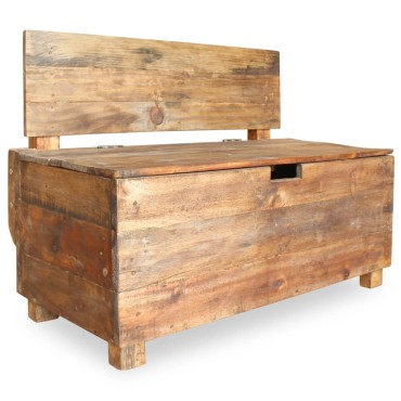vidaXL Πάγκος 86x40x60cm από Μασίφ Μαόνι 1 τεμ.