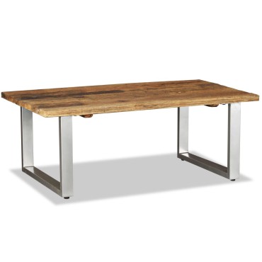 vidaXL Τραπεζάκι Σαλονιού 100x60x38cm Μασίφ Ανακυκλωμένο Ξύλο 1 τεμ.