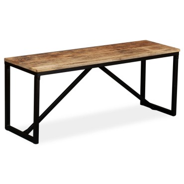 vidaXL Πάγκος 110x35x45cm από Μασίφ Ξύλο Μάνγκο 1 τεμ.