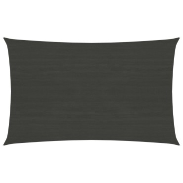 vidaXL Πανί Σκίασης Ανθρακί 2,5 x 4,5 μ. από HDPE 160 γρ./μ²