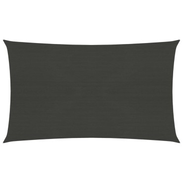 vidaXL Πανί Σκίασης Ανθρακί 3,5 x 5 μ. από HDPE 160 γρ./μ²