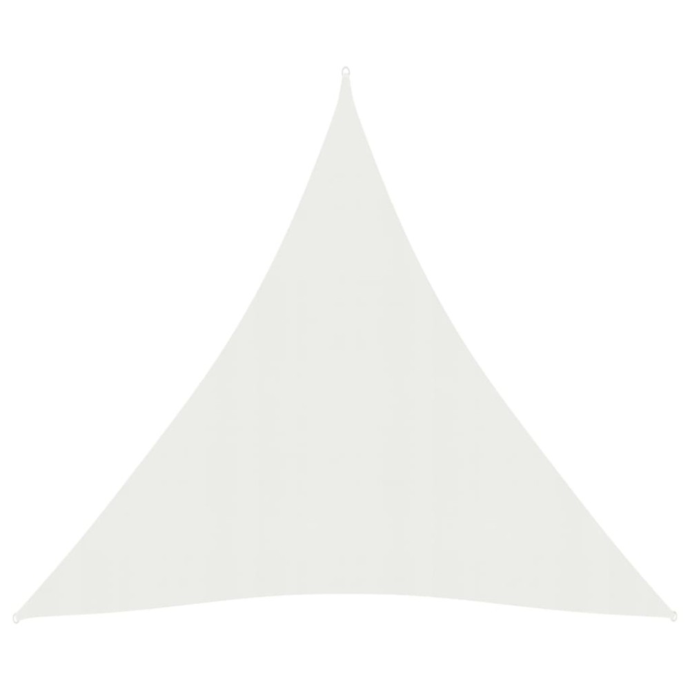 vidaXL Πανί Σκίασης Λευκό 5 x 6 x 6 μ. από HDPE 160 γρ./μ²