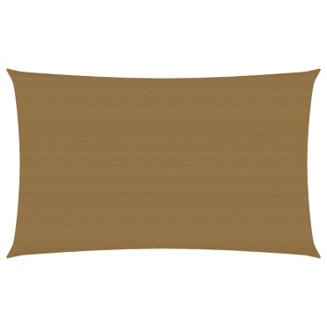 vidaXL Πανί Σκίασης Taupe 2 x 4,5 μ. από HDPE 160 γρ./μ²