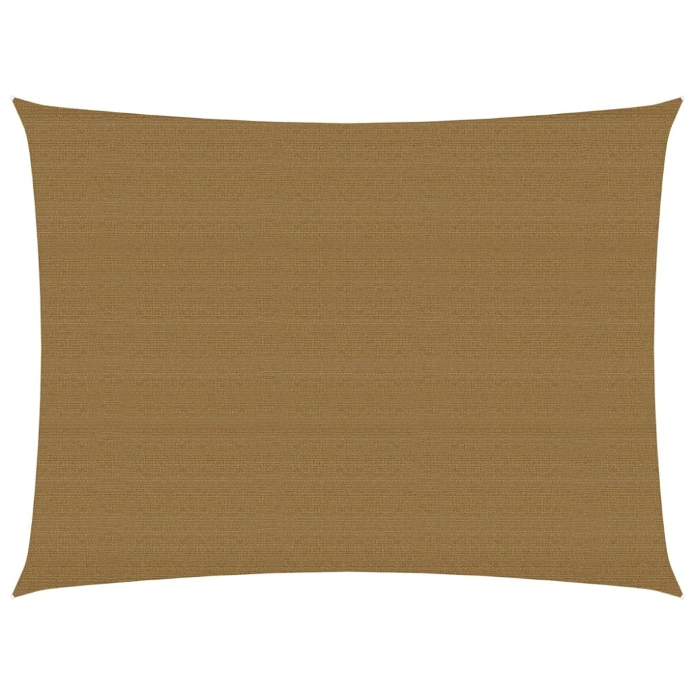 vidaXL Πανί Σκίασης Taupe 3,5 x 4,5 μ. από HDPE 160 γρ./μ²