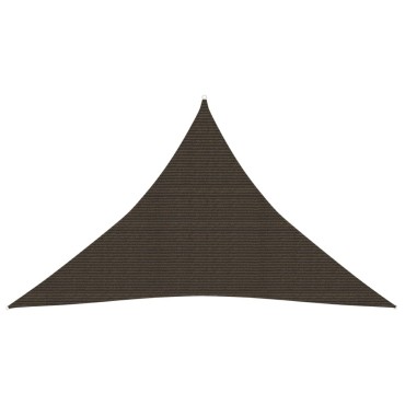 vidaXL Πανί Σκίασης Καφέ 4 x 4 x 5,8 μ. από HDPE 160 γρ./μ²
