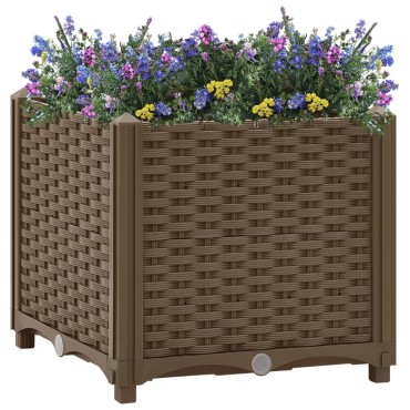 vidaXL Ζαρντινιέρα 40 x 40 x 38 εκ. από Πολυπροπυλένιο