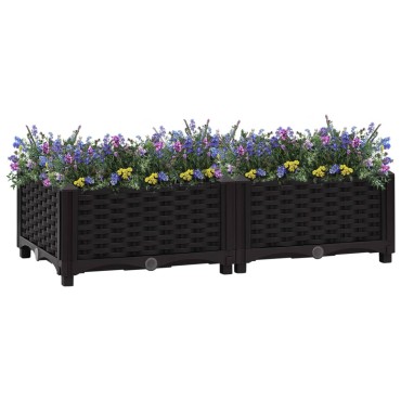 vidaXL Ζαρντινιέρα 80 x 40 x 23 εκ. από Πολυπροπυλένιο