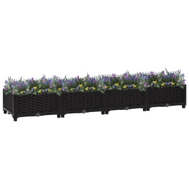 vidaXL Ζαρντινιέρα 160 x 40 x 23 εκ. από Πολυπροπυλένιο