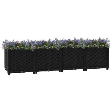 vidaXL Ζαρντινιέρα 160 x 40 x 38 εκ. από Πολυπροπυλένιο