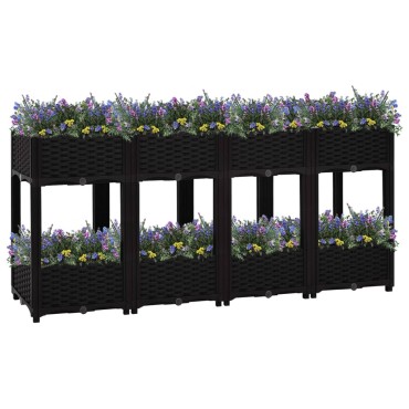 vidaXL Ζαρντινιέρα 160 x 40 x 71 εκ. από Πολυπροπυλένιο