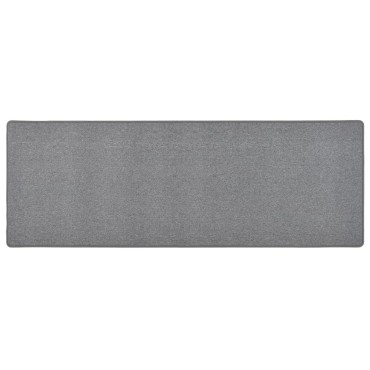 vidaXL Χαλί Διάδρομος Σκούρο Γκρι 50x150cm
