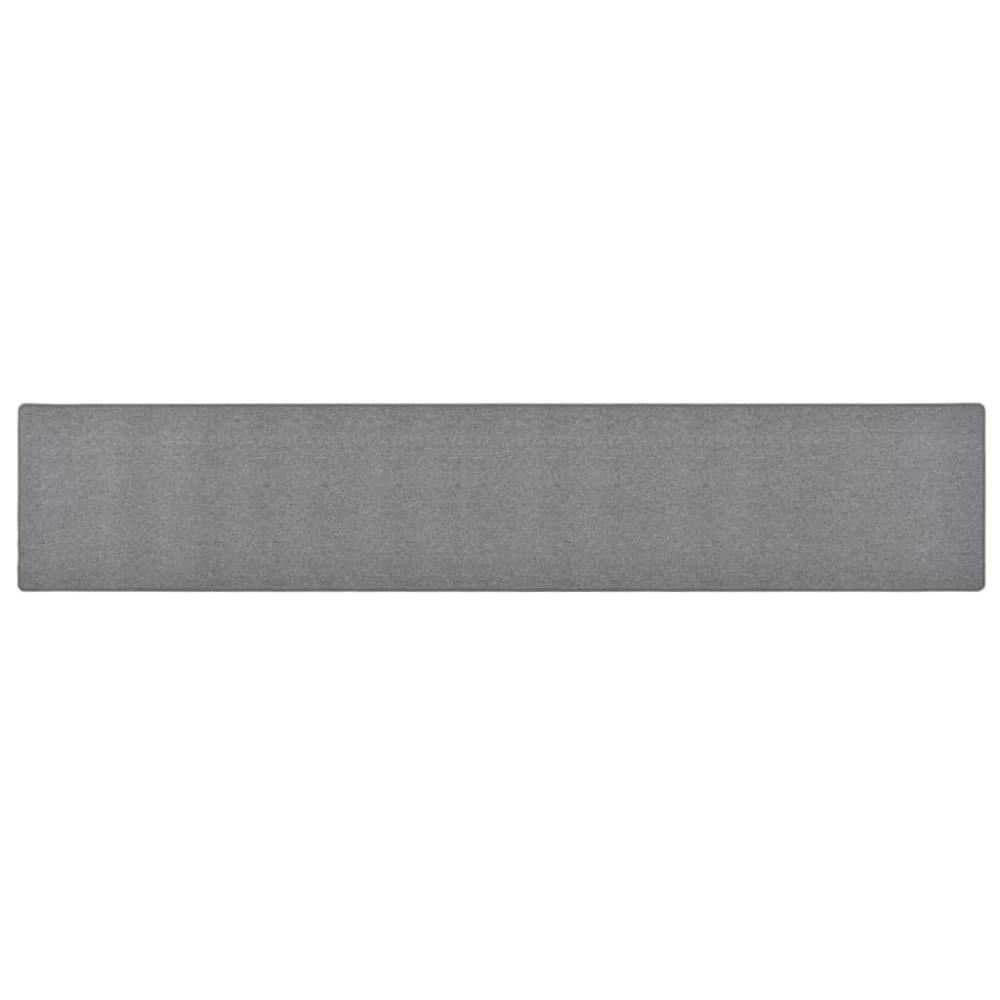 vidaXL Χαλί Διάδρομος Σκούρο Γκρι 50x300cm